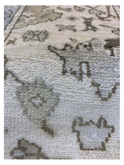Artisan Emma Ivory Lt.Blue Traditional Knotted Rug - Rugs - Artisan - Atlanta Designer Rugs