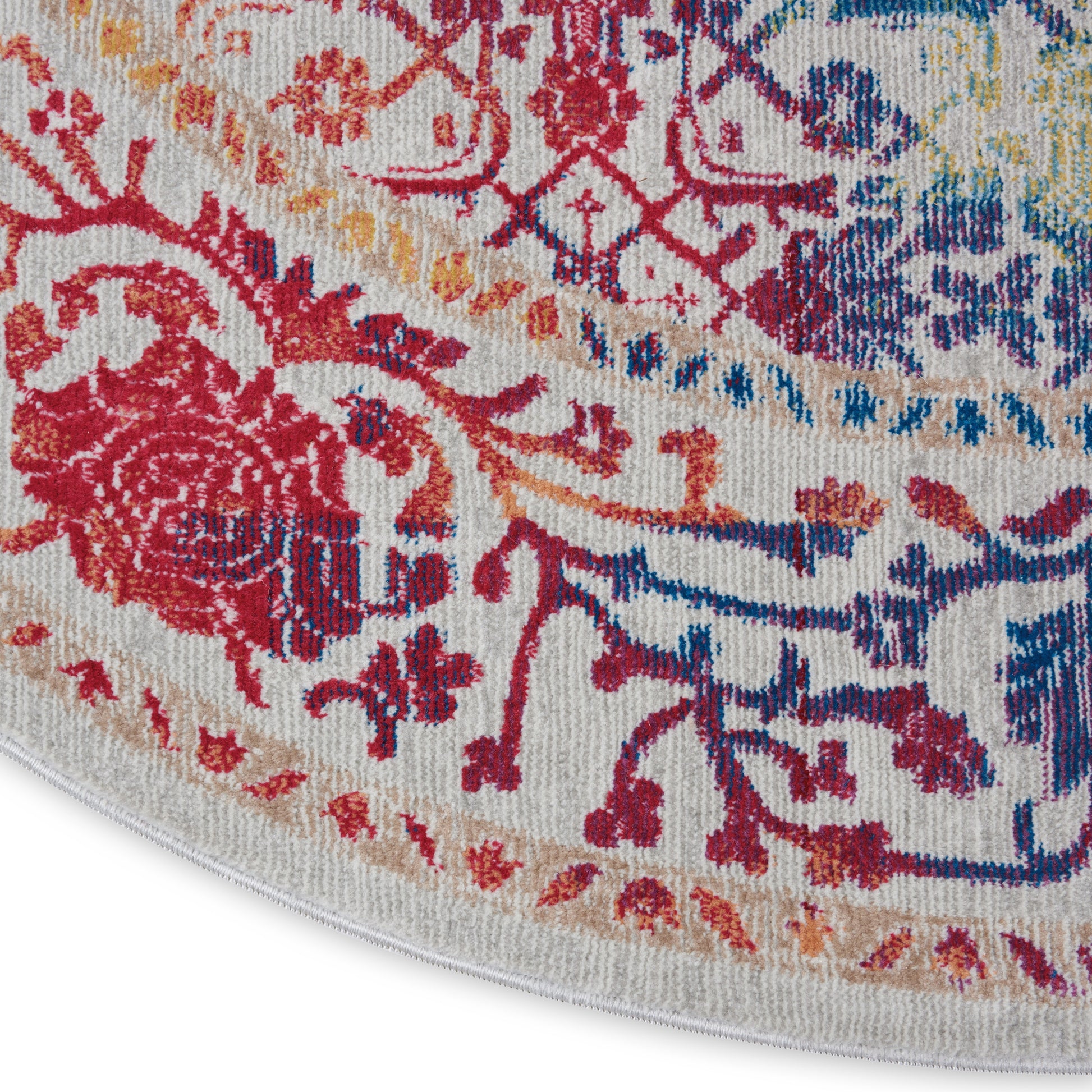 Nourison Home Ankara Global  Ivory Multicolor  Transitional