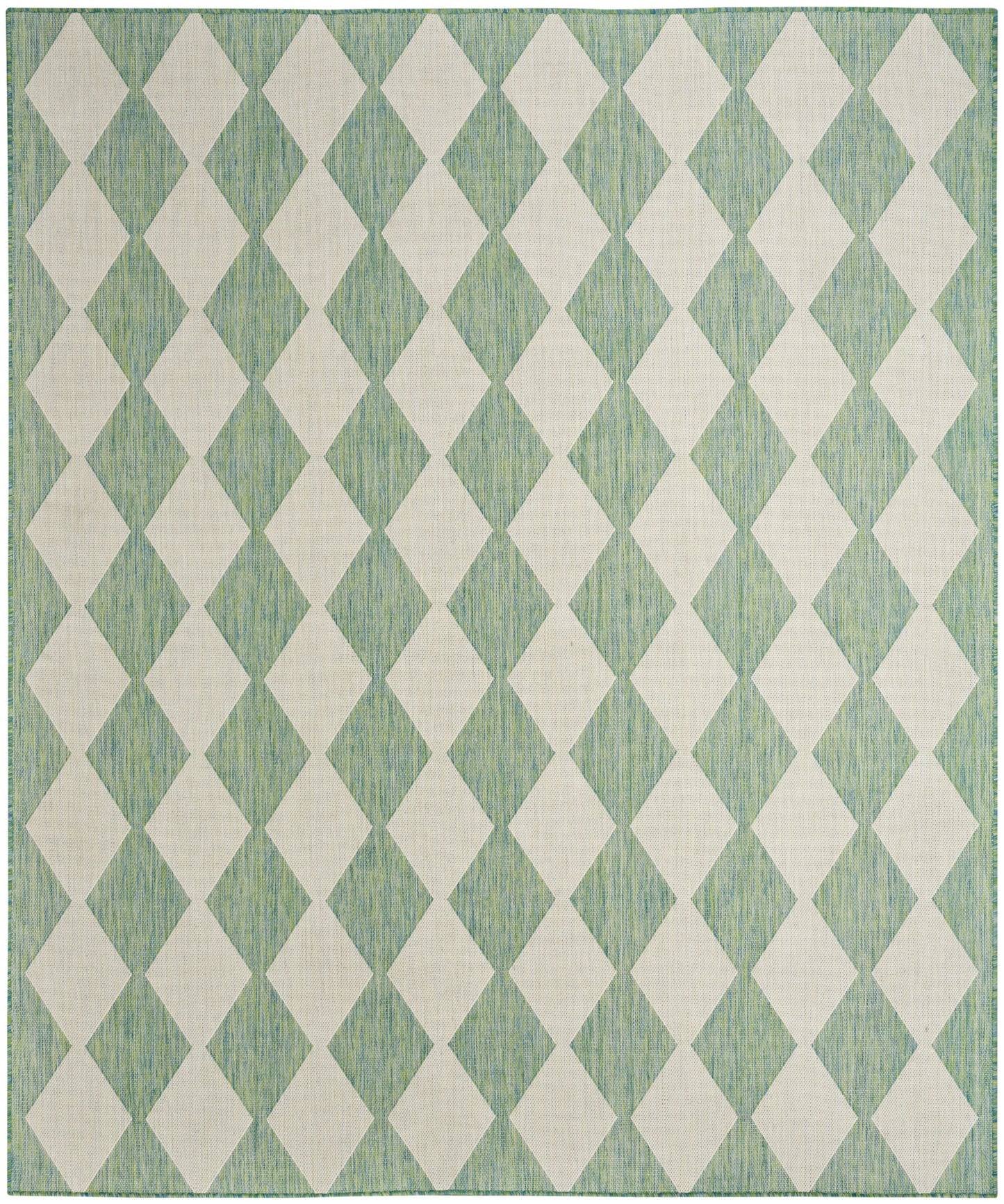 Nourison Home Positano POS04 Blue Green Contemporary Power-loomed Rug