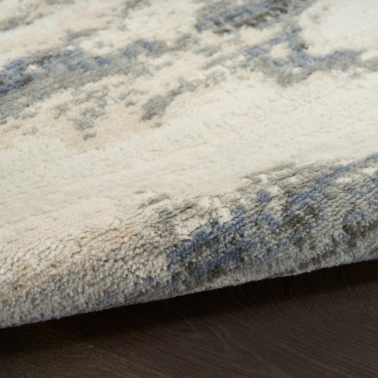 Nourison Home Serenity Home  Blue Multicolor  Contemporary