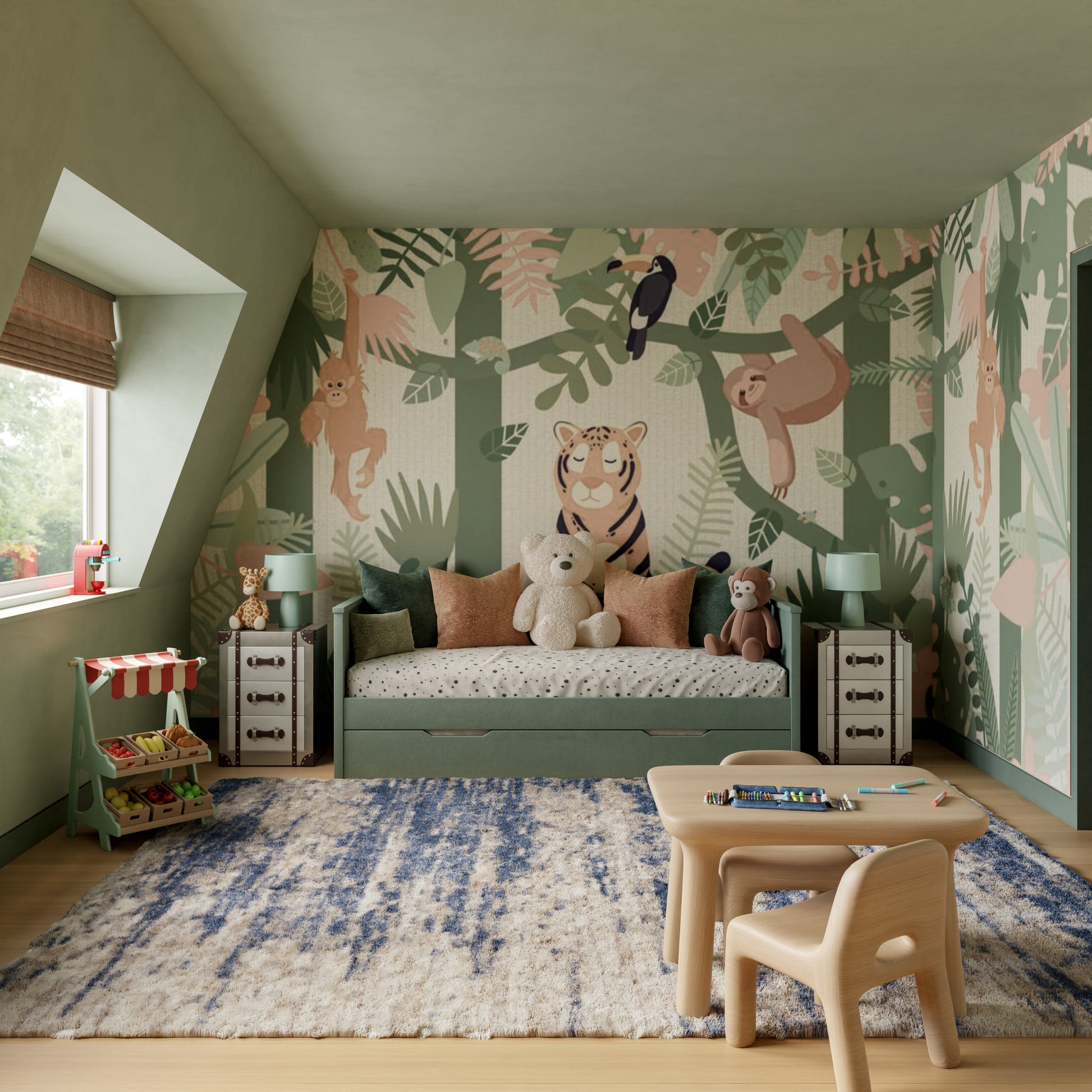 Nourison Home Dreamy Shag  Light Blue Grey  Contemporary