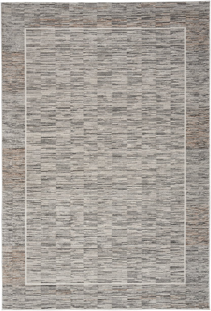 Nourison Home Desire DSR02 Charcoal Grey Contemporary Power-loomed Rug