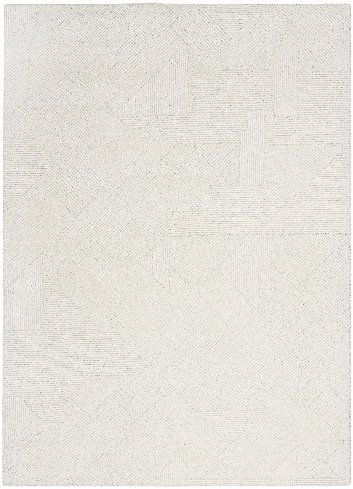Michael Amini Ma30 Star SMR01 Ivory Contemporary Hand Tufted Rug