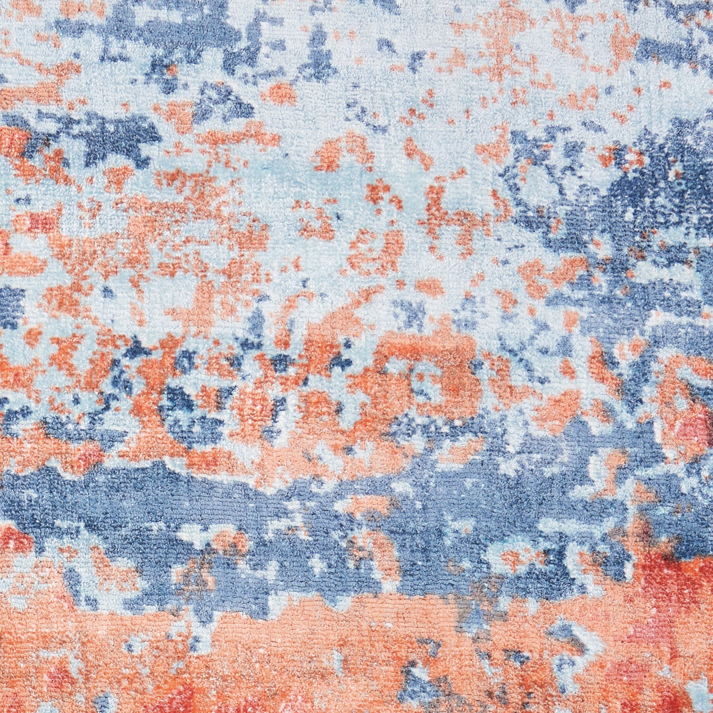 Nourison Home Safari Dreams  Blue Brick  Contemporary