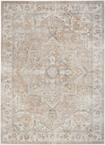 Nourison Home Astra Machine Washable ASW12 Beige Traditional Power-loomed Rug