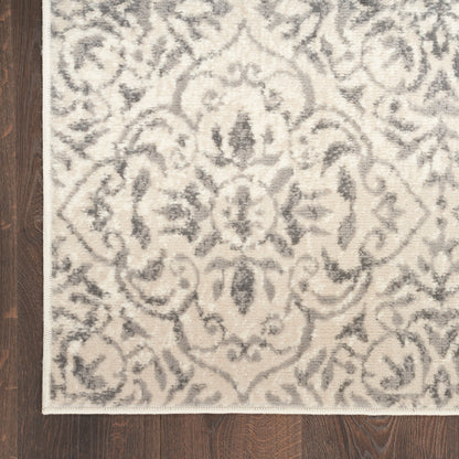 Nourison Home Jubilant  Ivory Grey  Contemporary