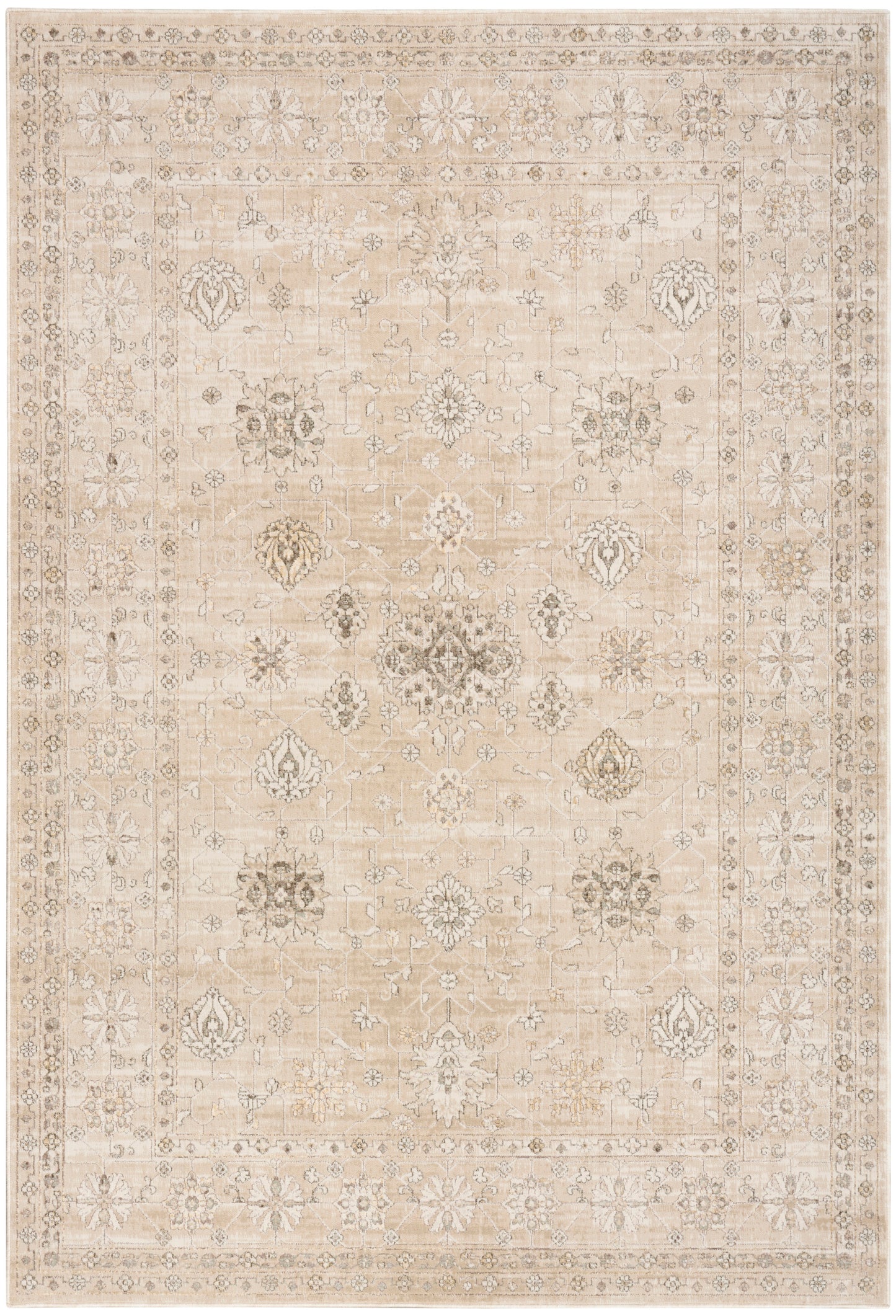 Nourison Home Soft Mist  Beige Grey  Traditional