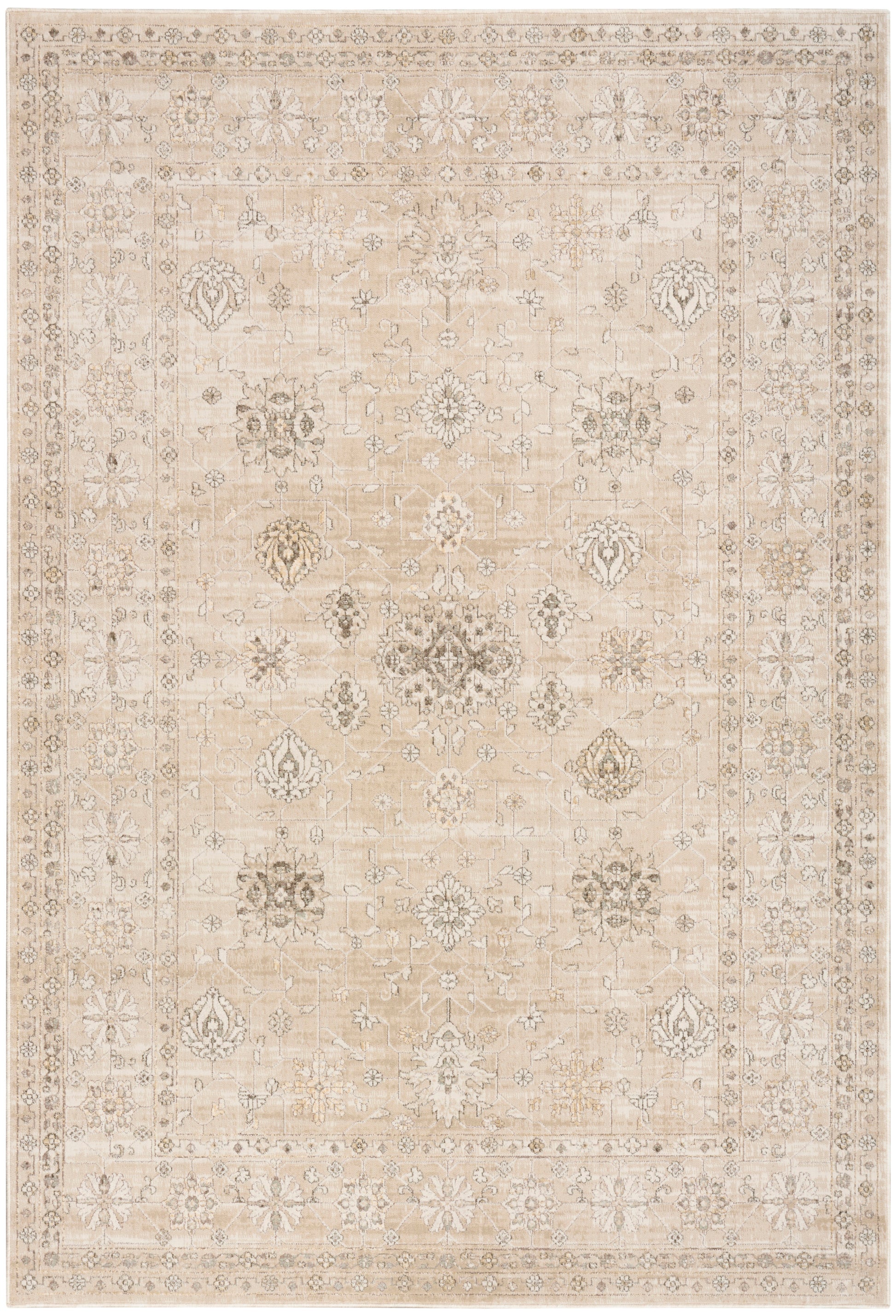 Nourison Home Soft Mist  Beige Grey  Traditional