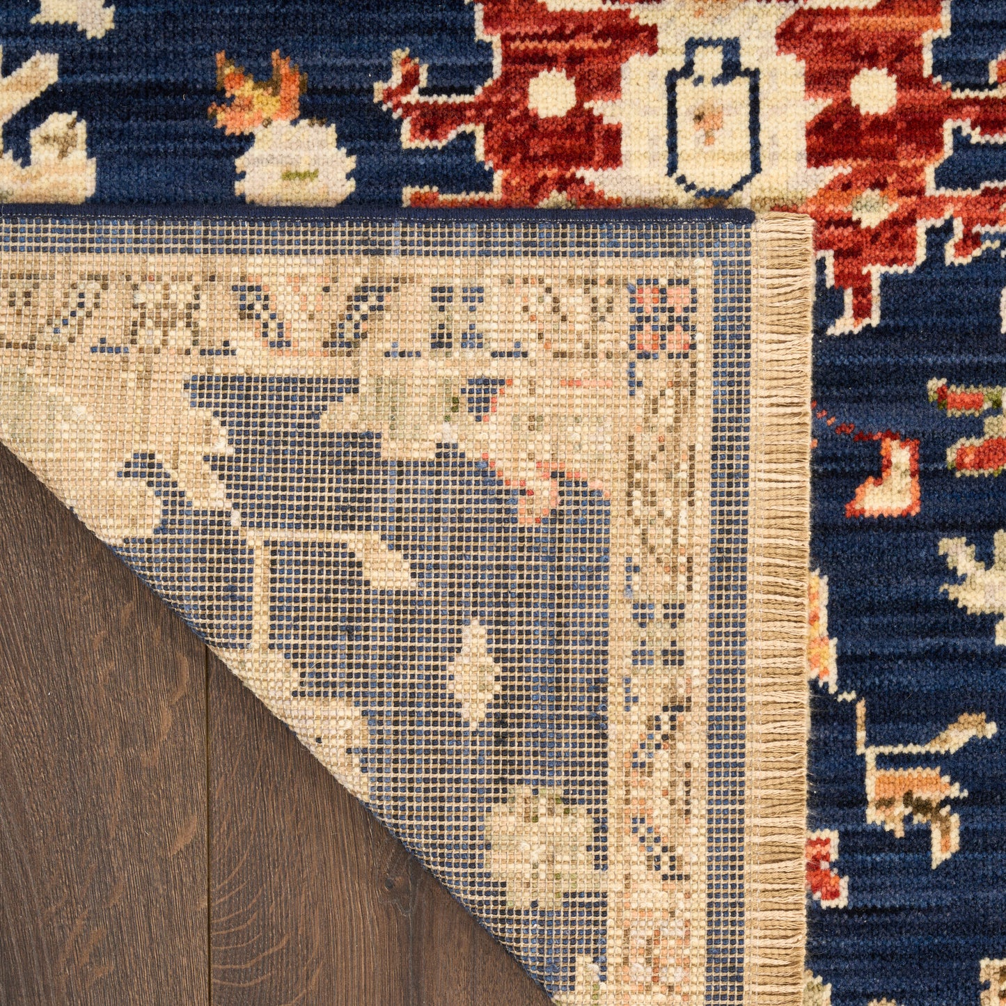Nourison Home Antique Bloom  Navy  Traditional
