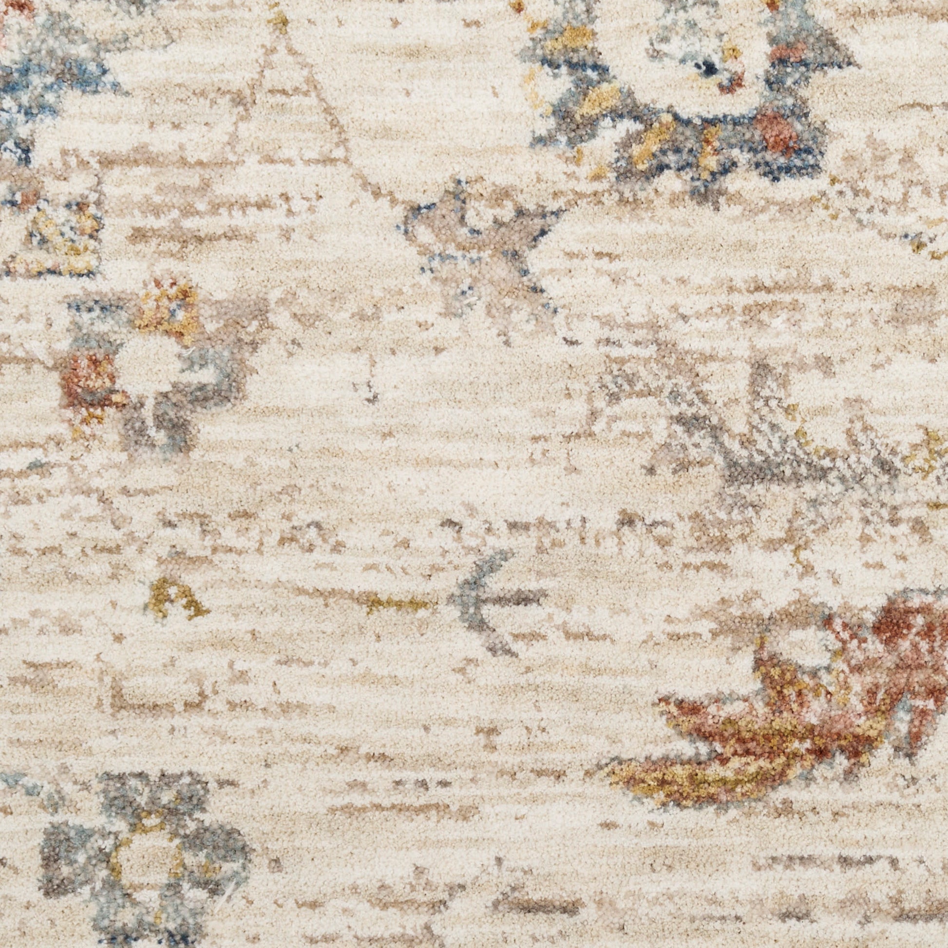 Nourison Home Antique Fusion  Ivory Multicolor  Traditional