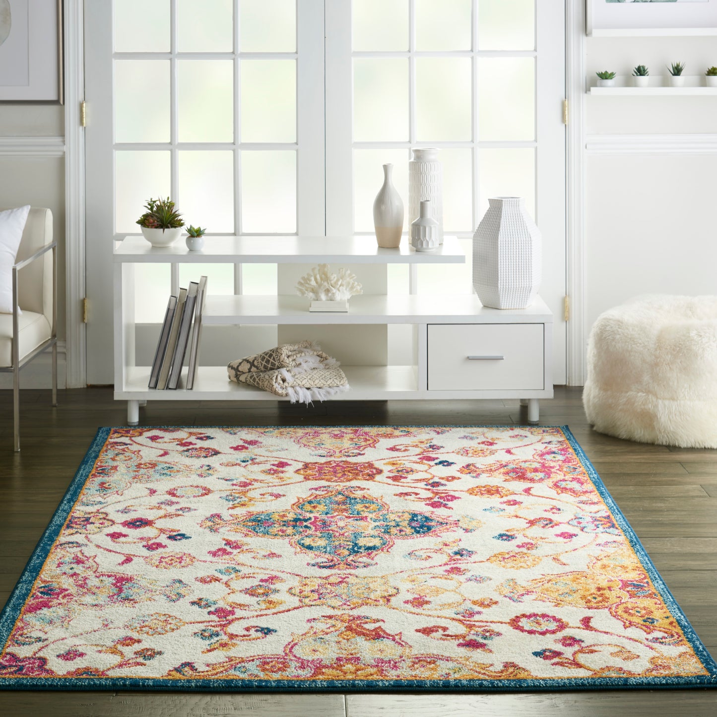 Nourison Home Persian Vintage  Ivory Multi  
