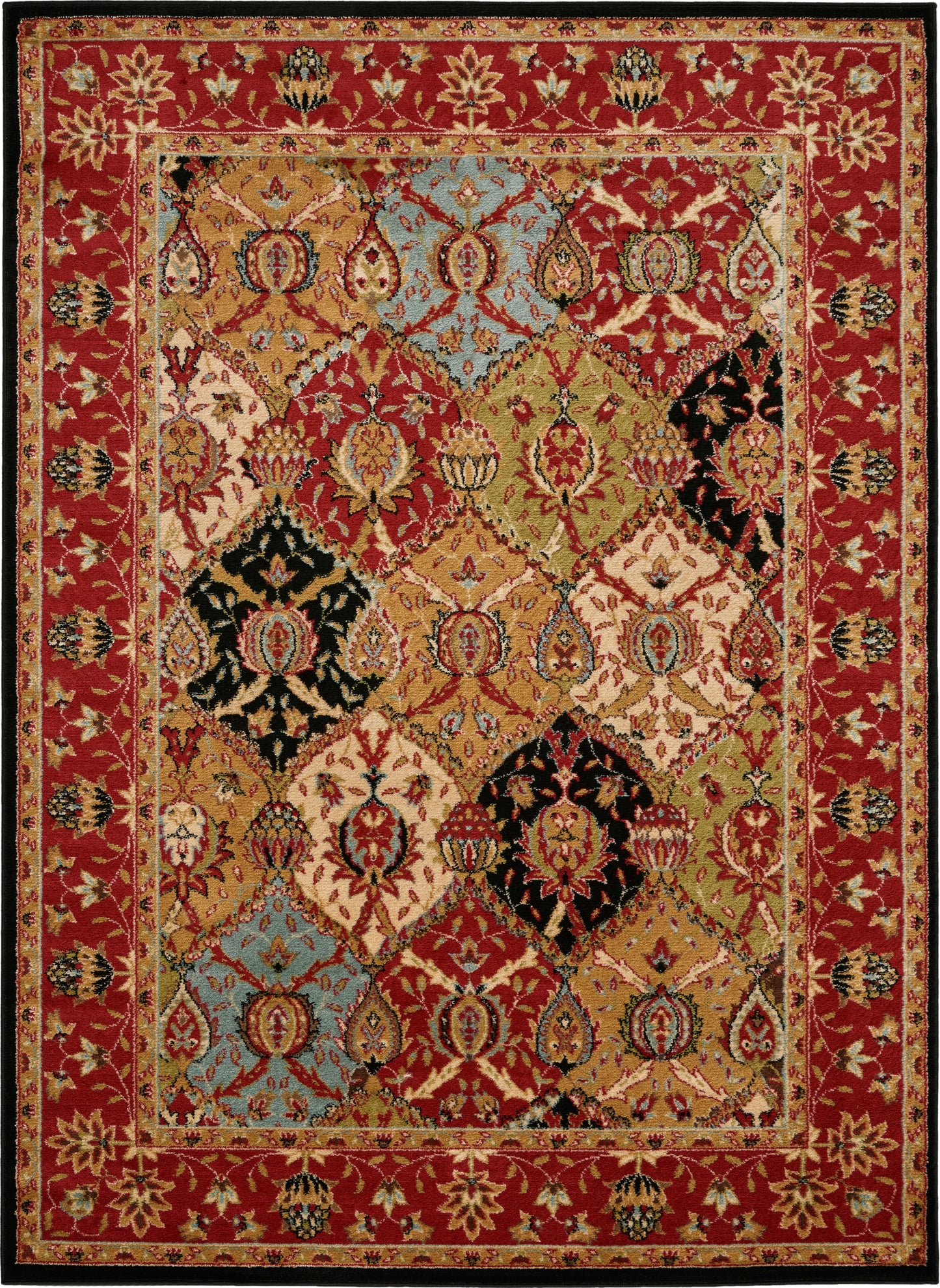 Nourison Home Modesto MDS04 Multicolor Traditional Power-loomed Rug