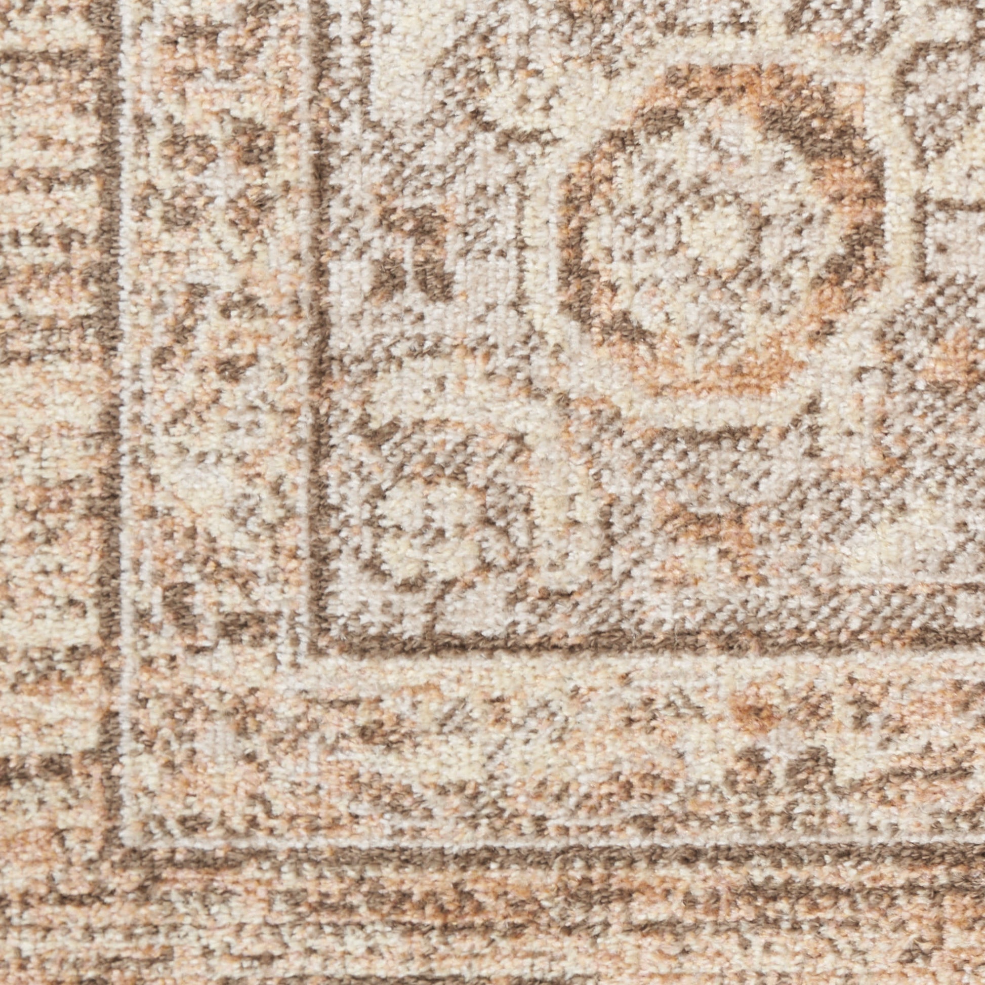 Nourison Home Astra Machine Washable  Beige  Traditional