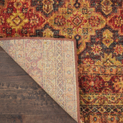 Nourison Home Jewel  Blue Red  Traditional