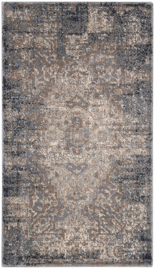 Nourison Home Moroccan Celebration  Grey Slate  Traditional