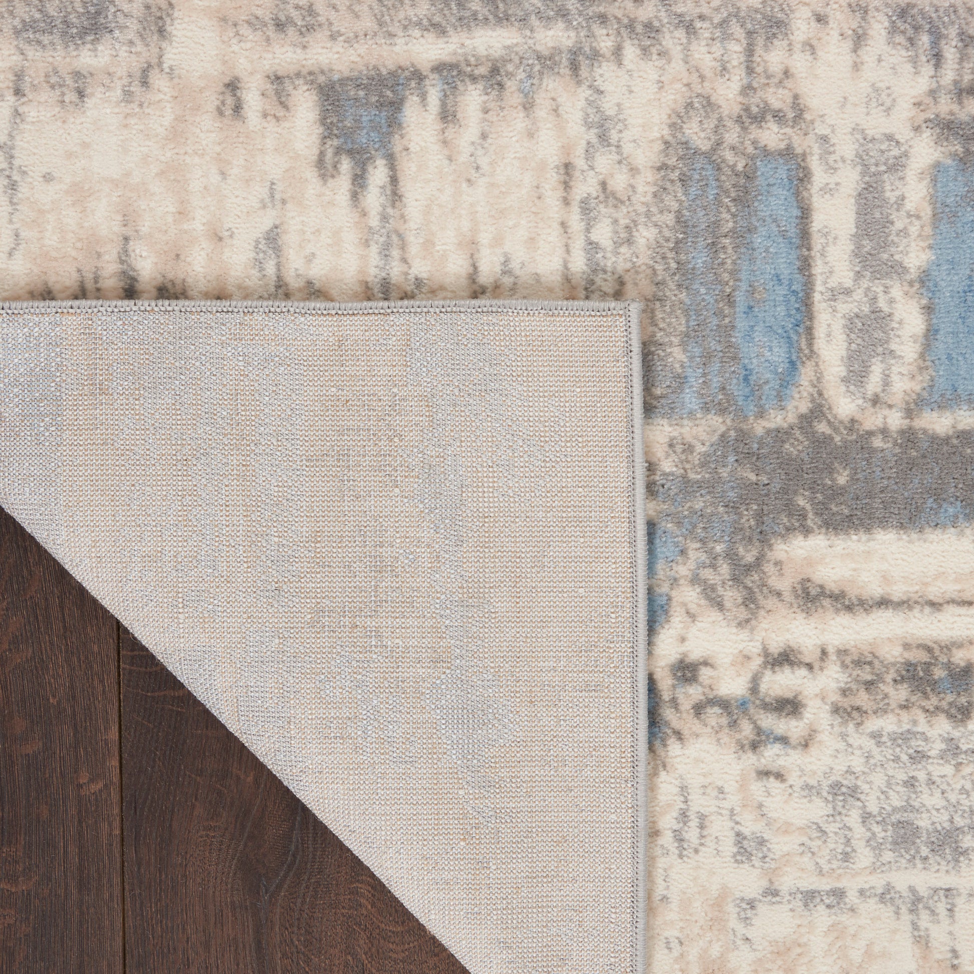 Nourison Home Solace  Ivory Grey Blue  Contemporary