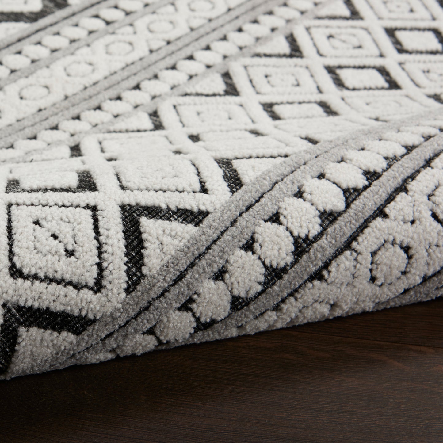 Nourison Home Key Largo  Dark Grey  Transitional