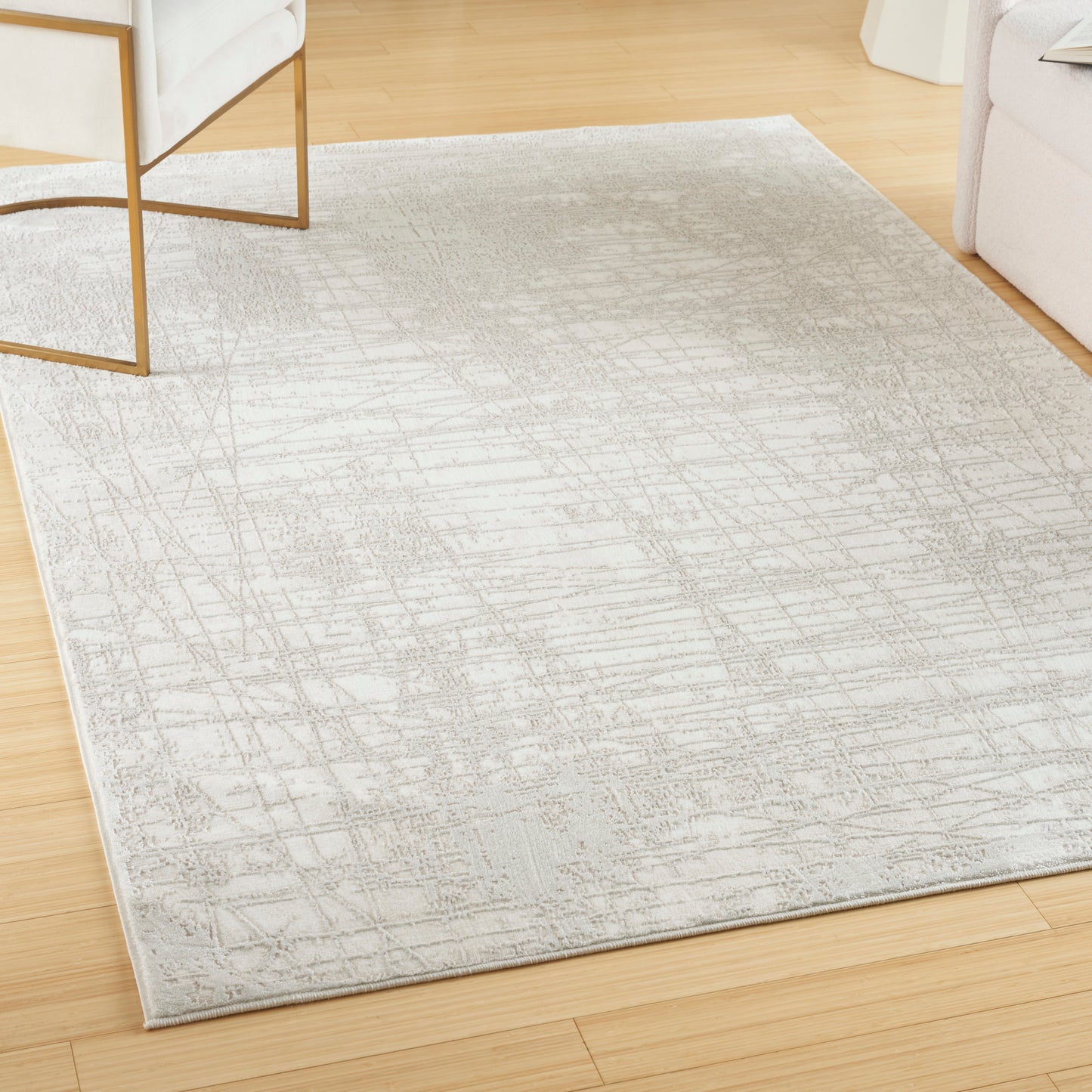 Nourison Home Home Texture  Ivory Grey  Contemporary