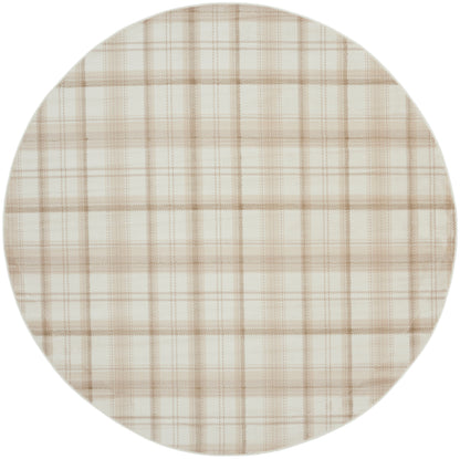 Nourison Home Grafix GRF03 Ivory Beige Contemporary Power-loomed Rug