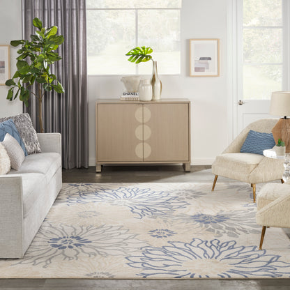 Nourison Home Passion  Ivory Grey Blue  Contemporary