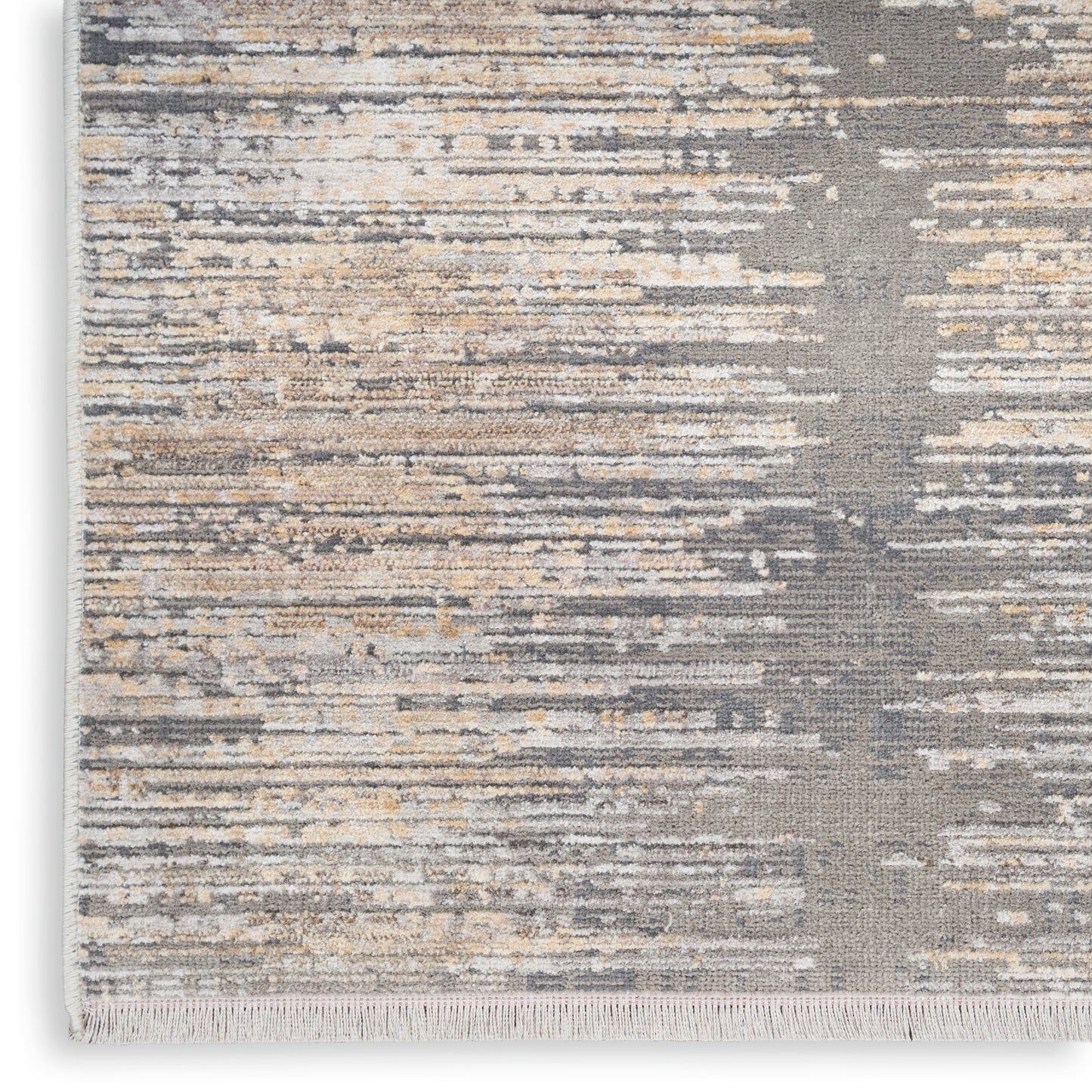 Nourison Home Abstract Hues  Grey Gold  Contemporary