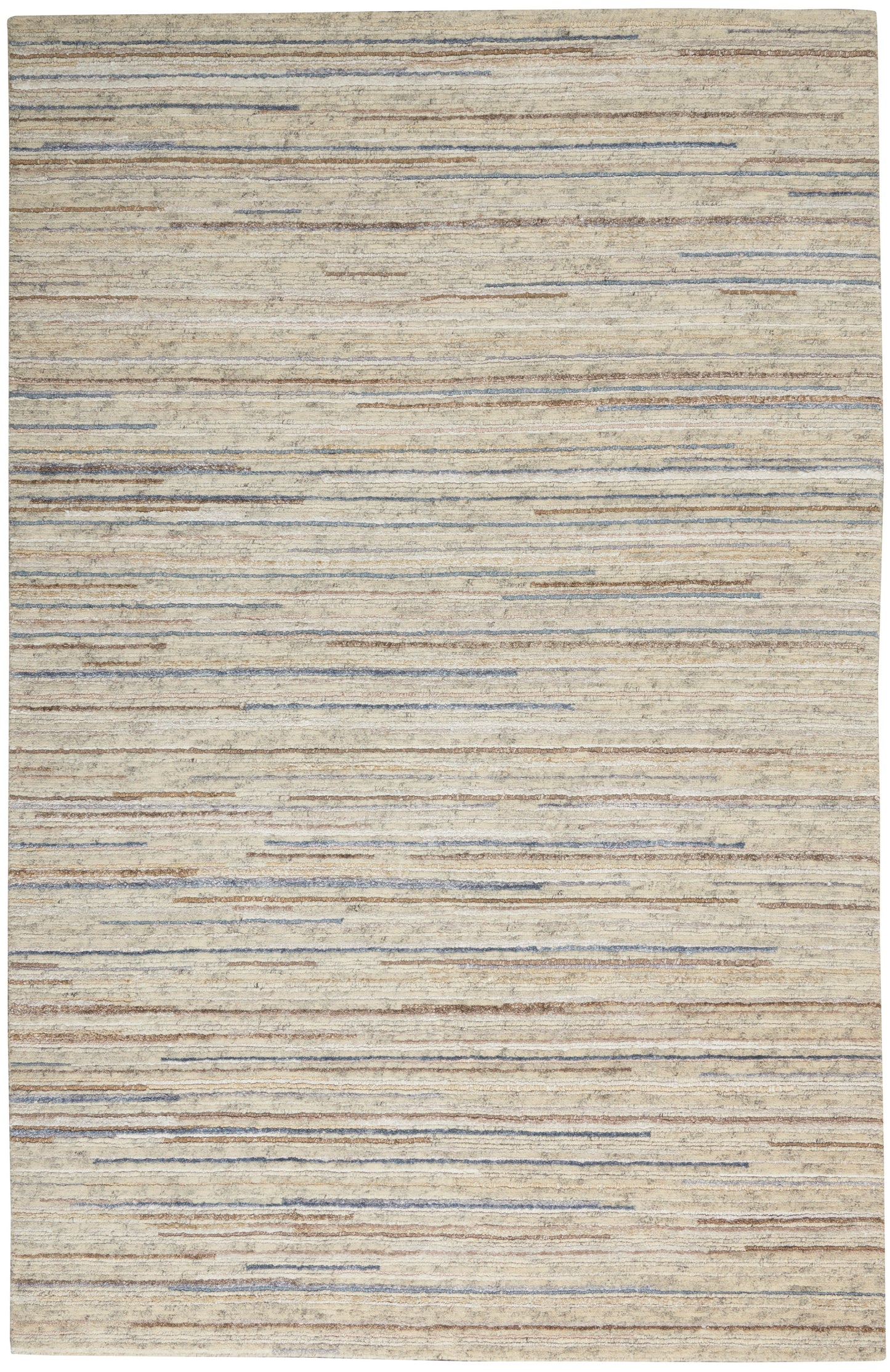 Nourison Home Plateau PAE01 Ivory Contemporary Knotted Rug