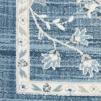 Nourison Home Lennox  Blue Ivory  Transitional