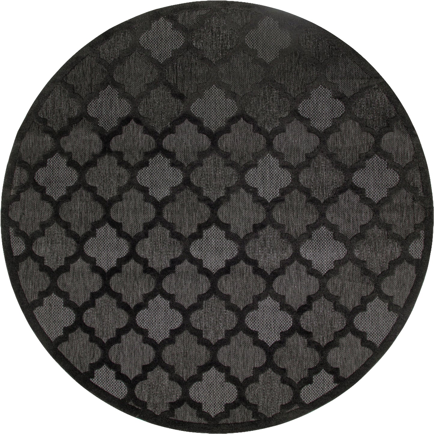Nourison Home Easy Care NES01 Charcoal Black Contemporary Flat Weave Rug