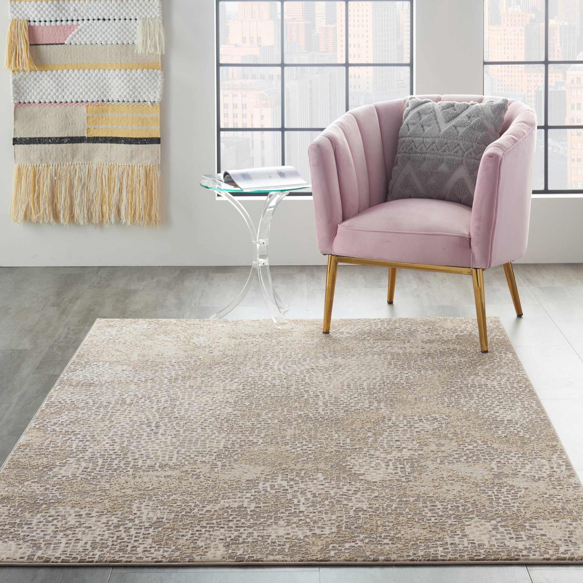 Michael Amini MA90 Uptown  Beige Grey  Contemporary