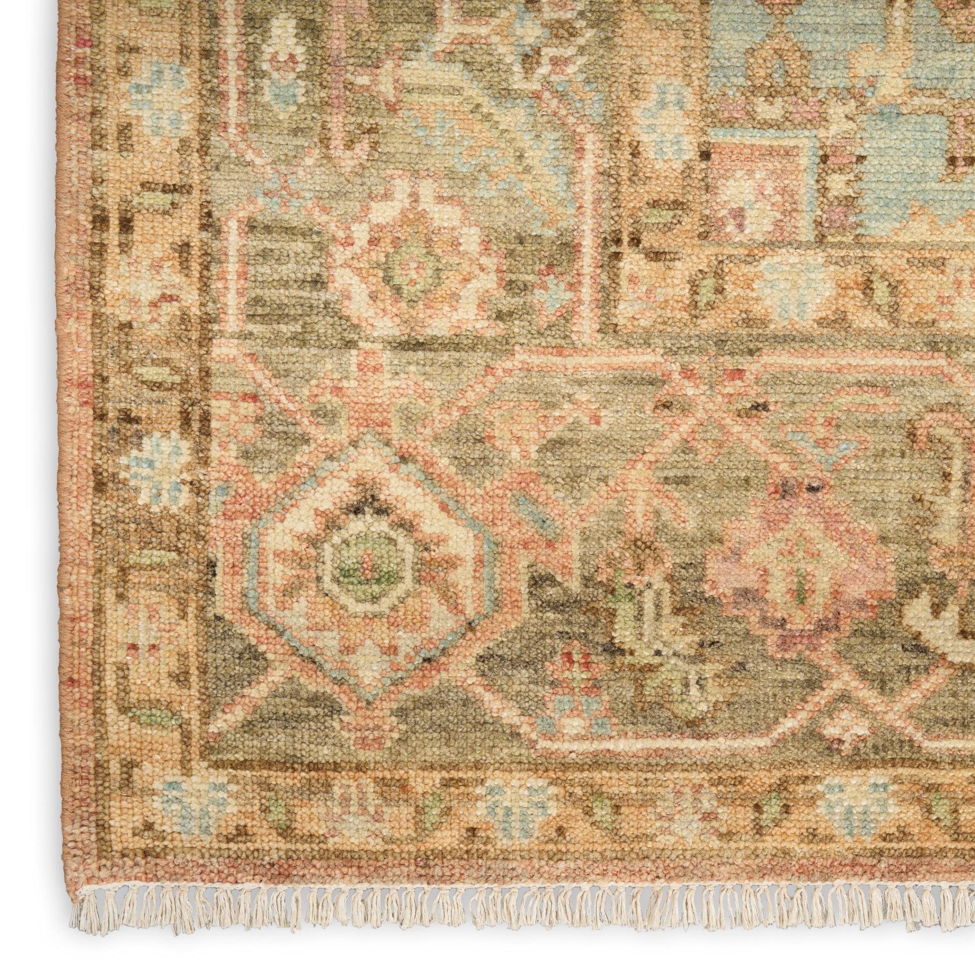 Nourison Home Heritage Vine  Rust  Traditional