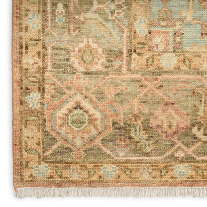 Nourison Home Heritage Vine  Rust  Traditional
