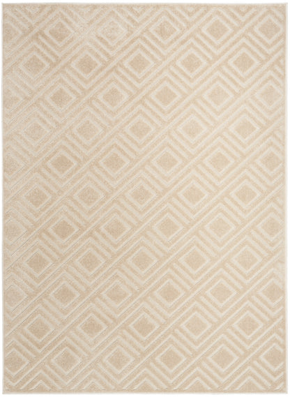 Nourison Home Care Free CAF03 Beige Contemporary Loom-woven Rug