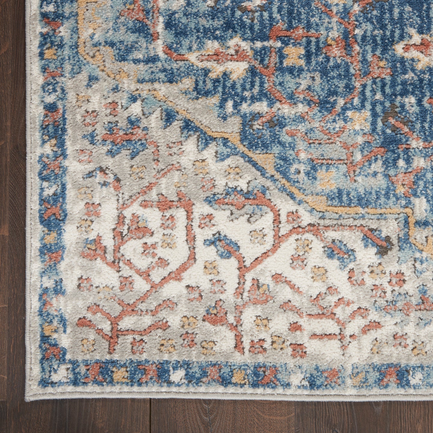 Nourison Home Quarry  Blue Grey  Traditional