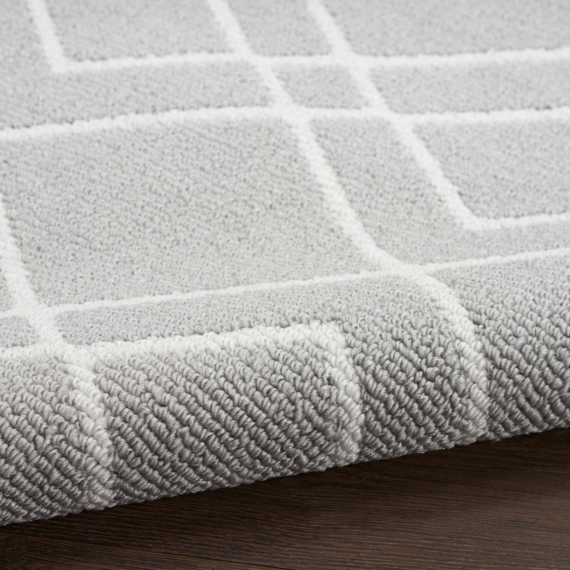 Nourison Home Modern Lines  Silver  Contemporary