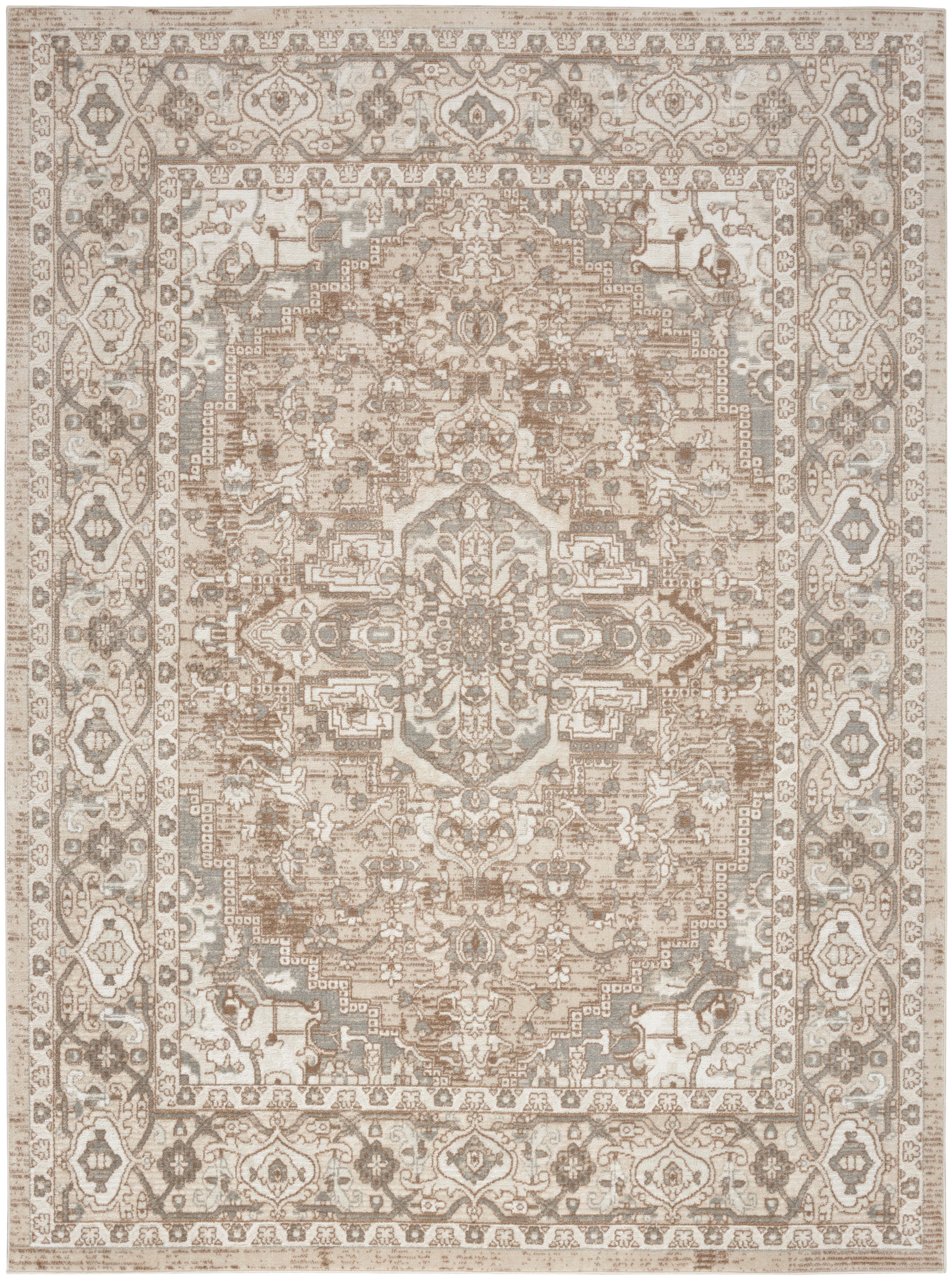 Nourison Home Quarry  Beige  Transitional