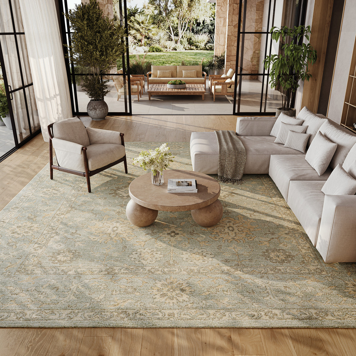 Nourison Home Celia  Blue  Traditional