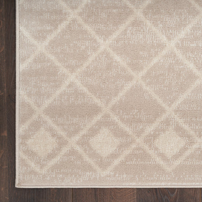 Nourison Home Grafix  Beige  Transitional