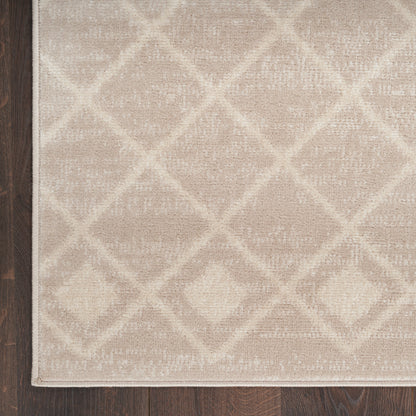 Nourison Home Grafix  Beige  Transitional