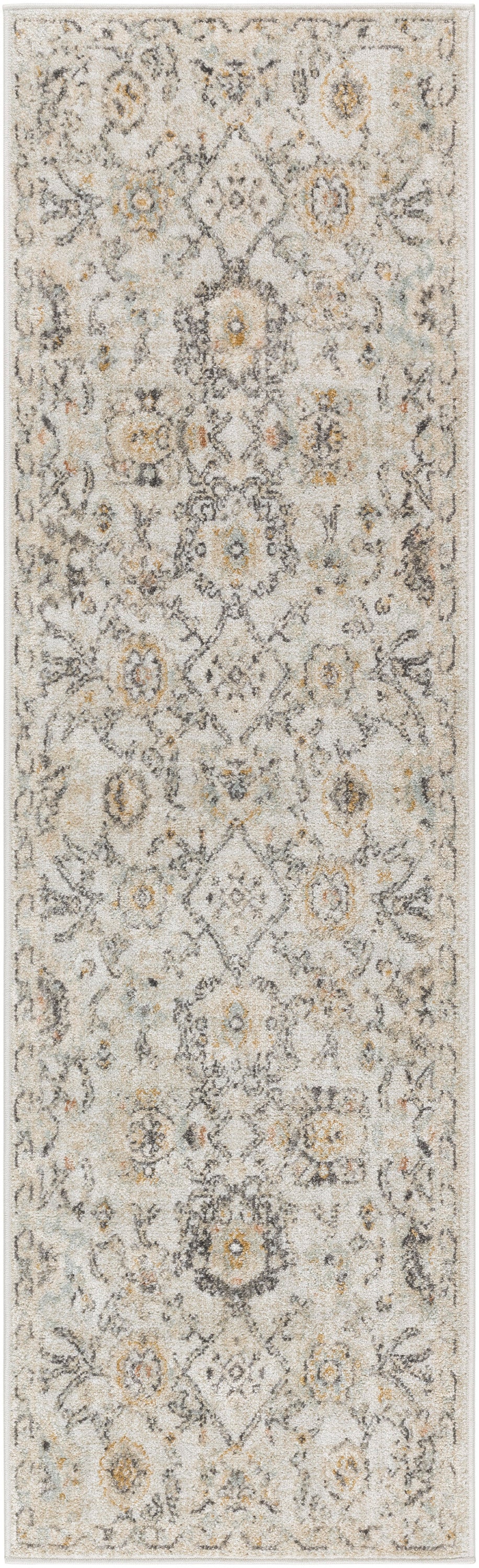 Nourison Home Oushak Home OUS01 Grey Traditional Loom-woven Rug