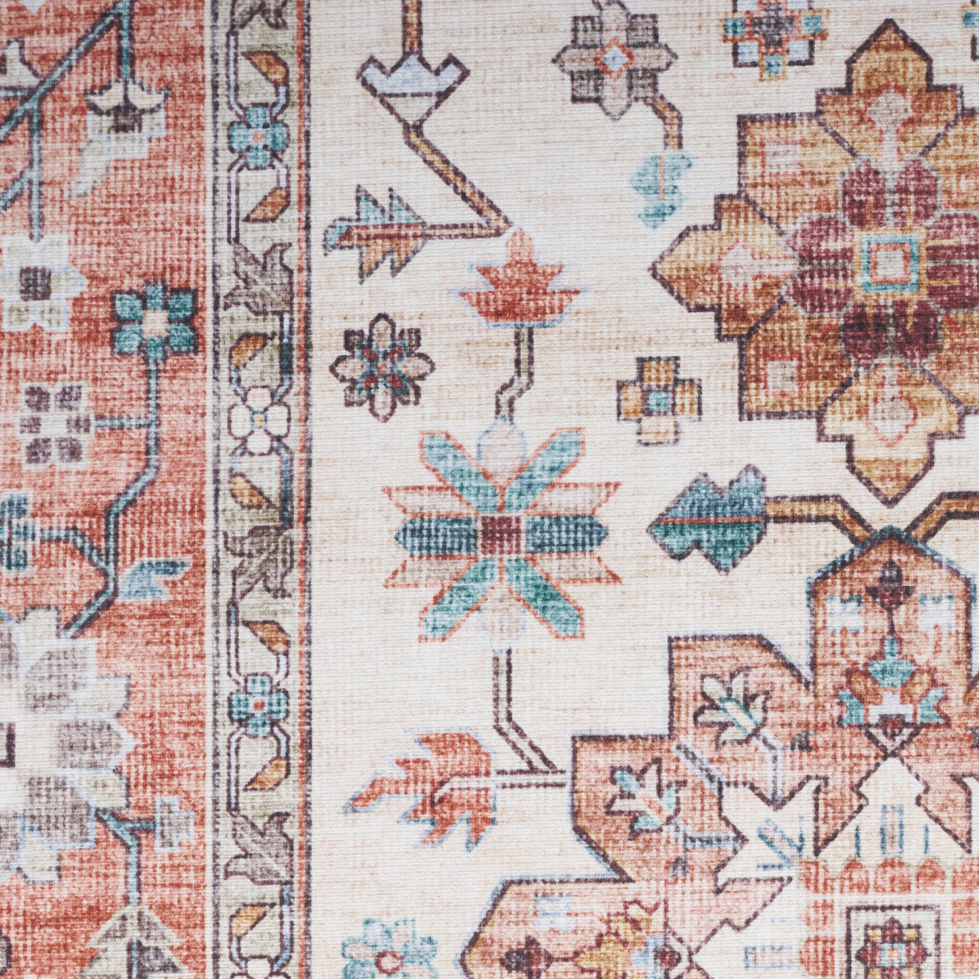 Nourison Home Fulton  Beige Multicolor  Traditional