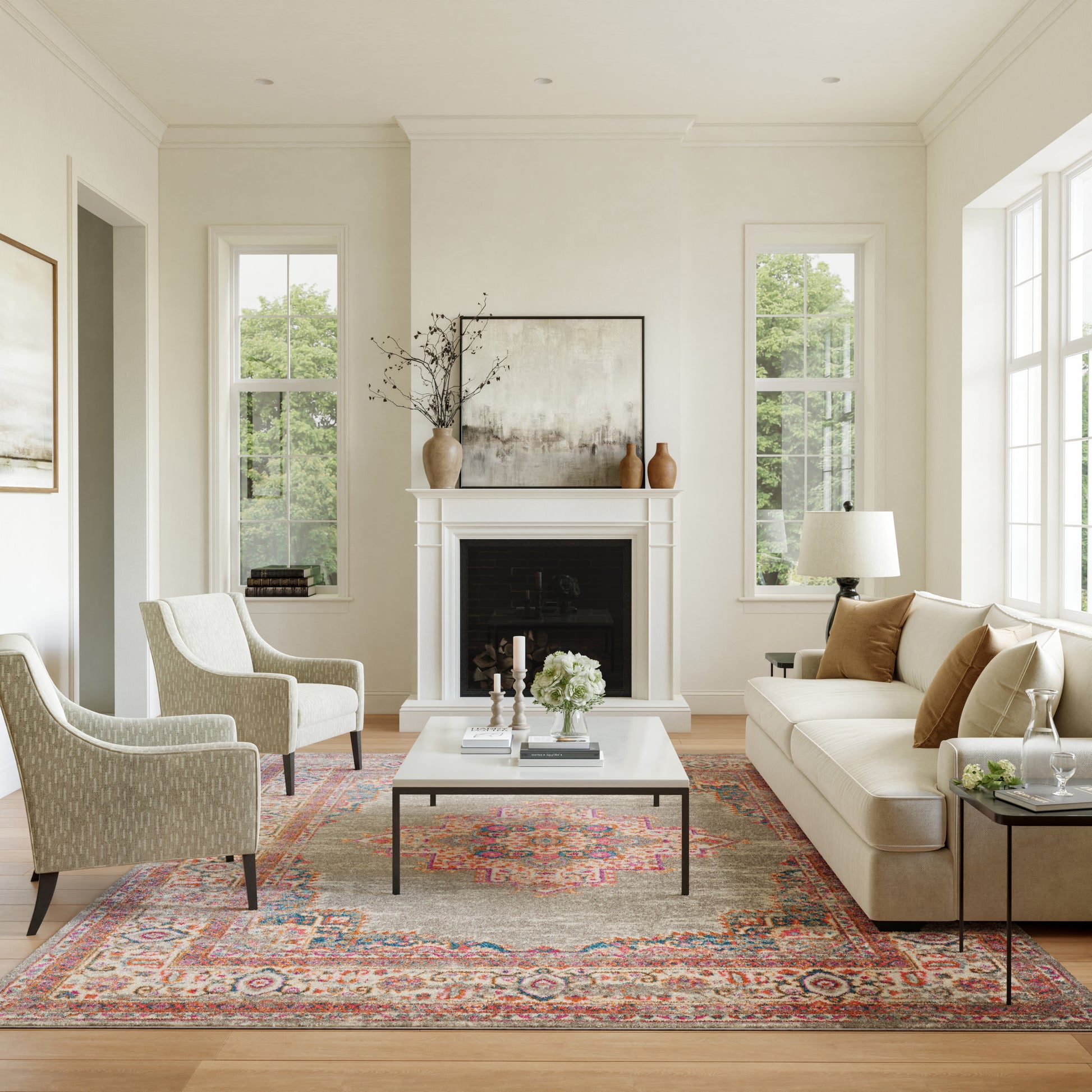 Nourison Home Passion  Grey  Transitional