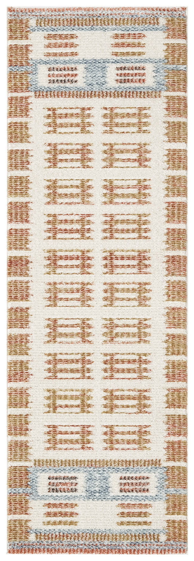 Nourison Home Nordic NRC16 Ivory Rust Contemporary Power-loomed Rug