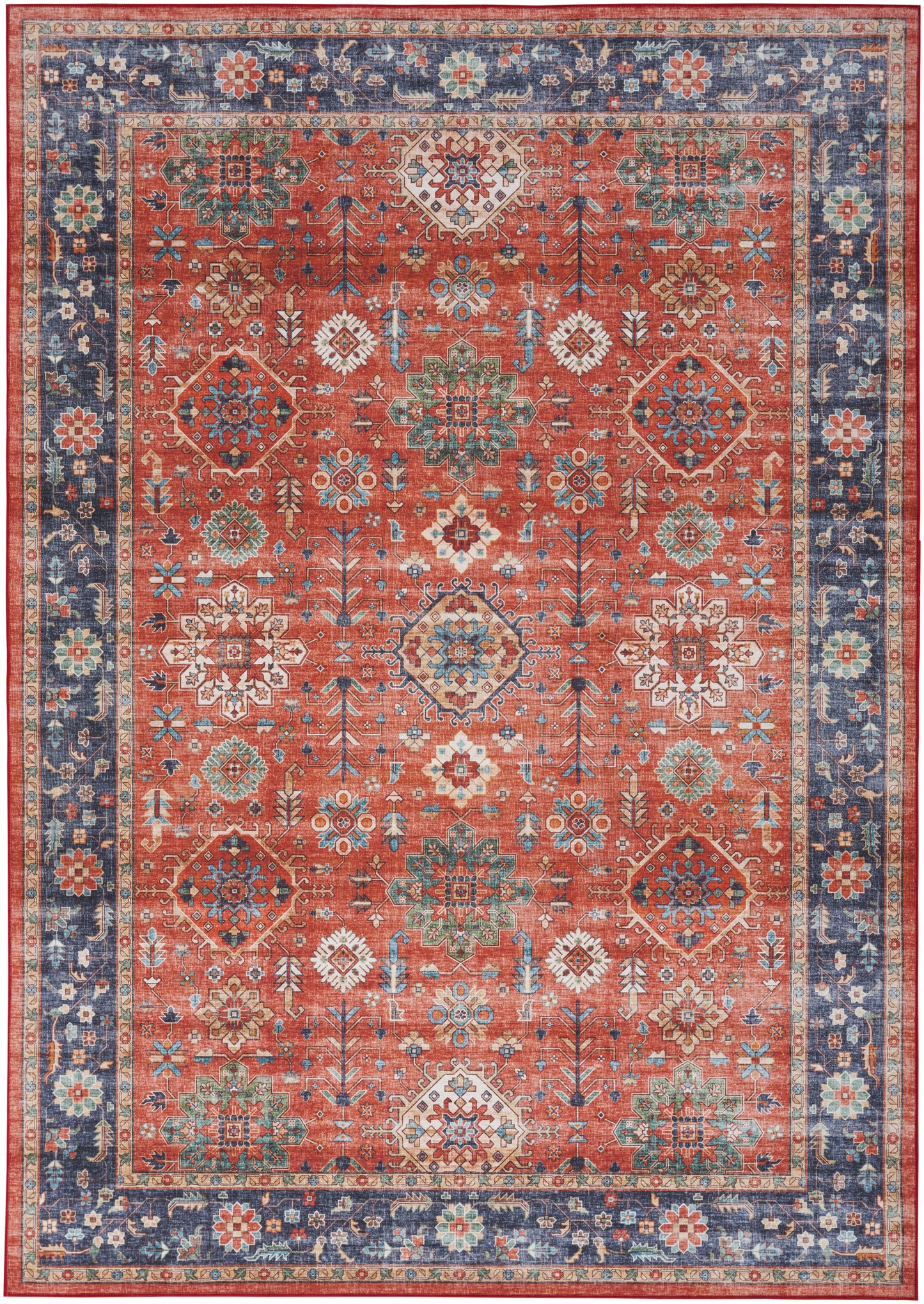 Nourison Home Fulton  Rust  Traditional