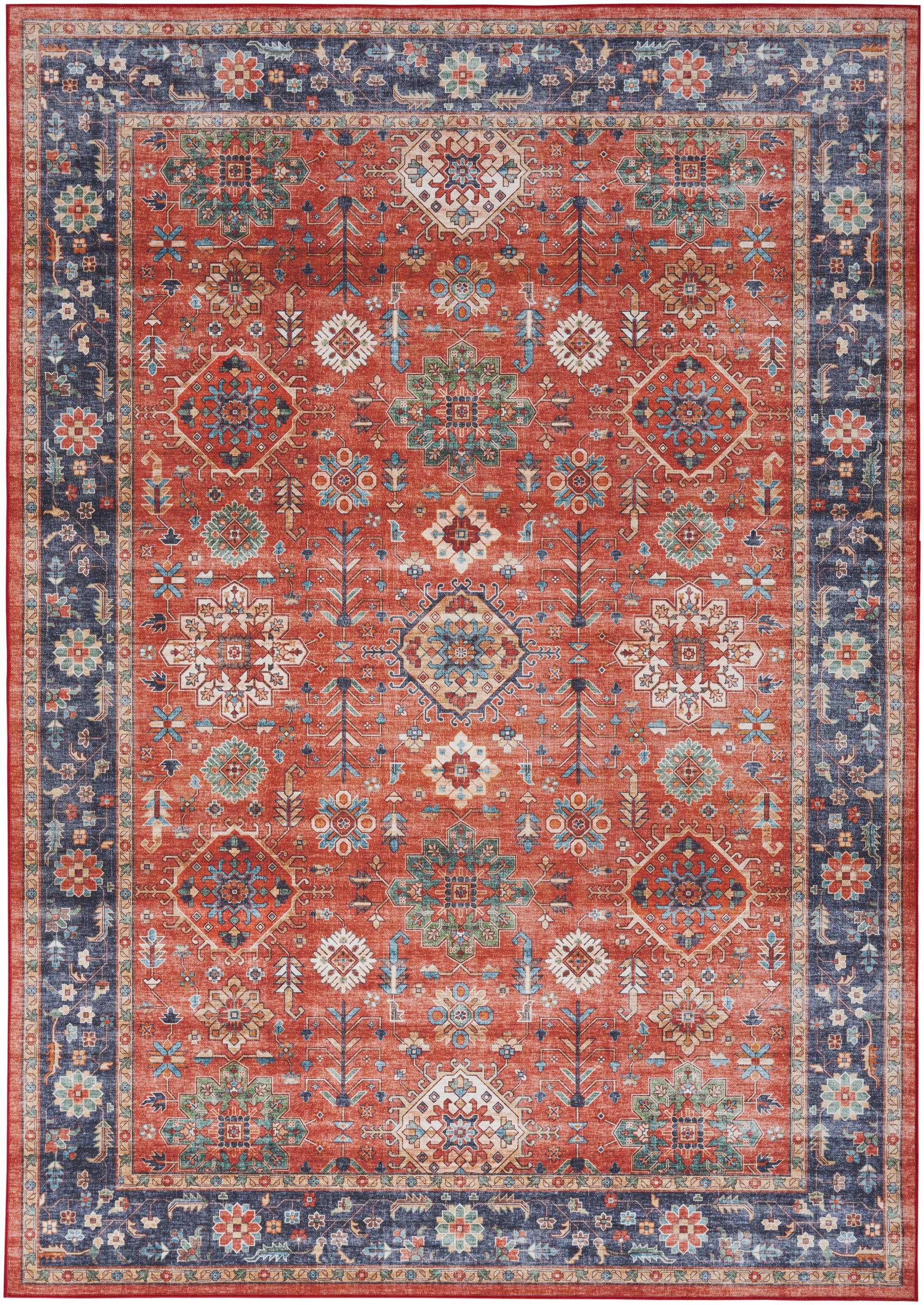 Nourison Home Fulton  Rust  Traditional