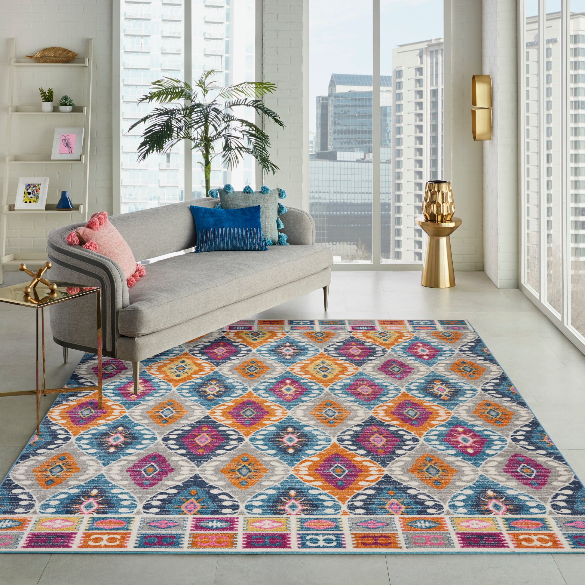 Nourison Home Passion  Multicolor  Transitional