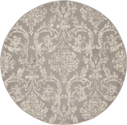 Nourison Home Jubilant JUB09 Grey Transitional Power-loomed Rug