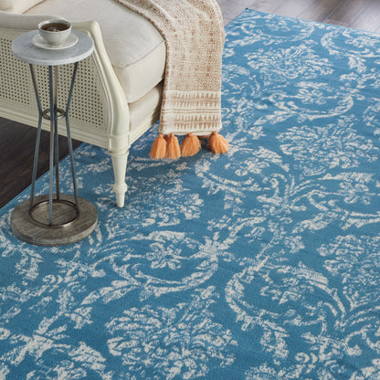 Nourison Home Jubilant  Blue  Transitional