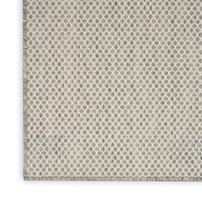 Nourison Home Courtyard  Ivory Silver  Contemporary