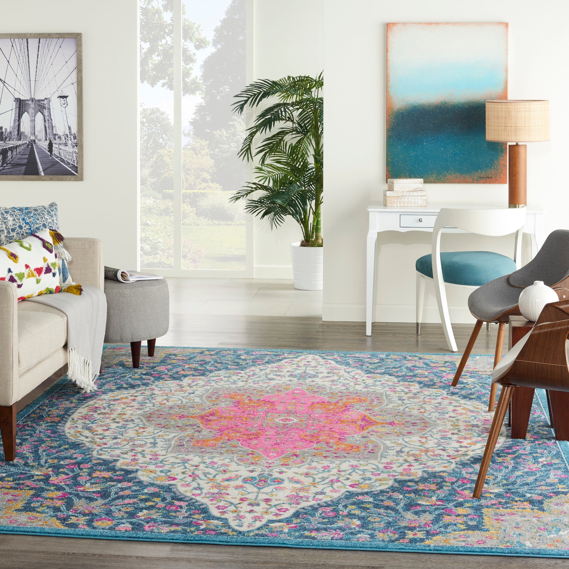 Nourison Home Passion  Multicolor  Transitional