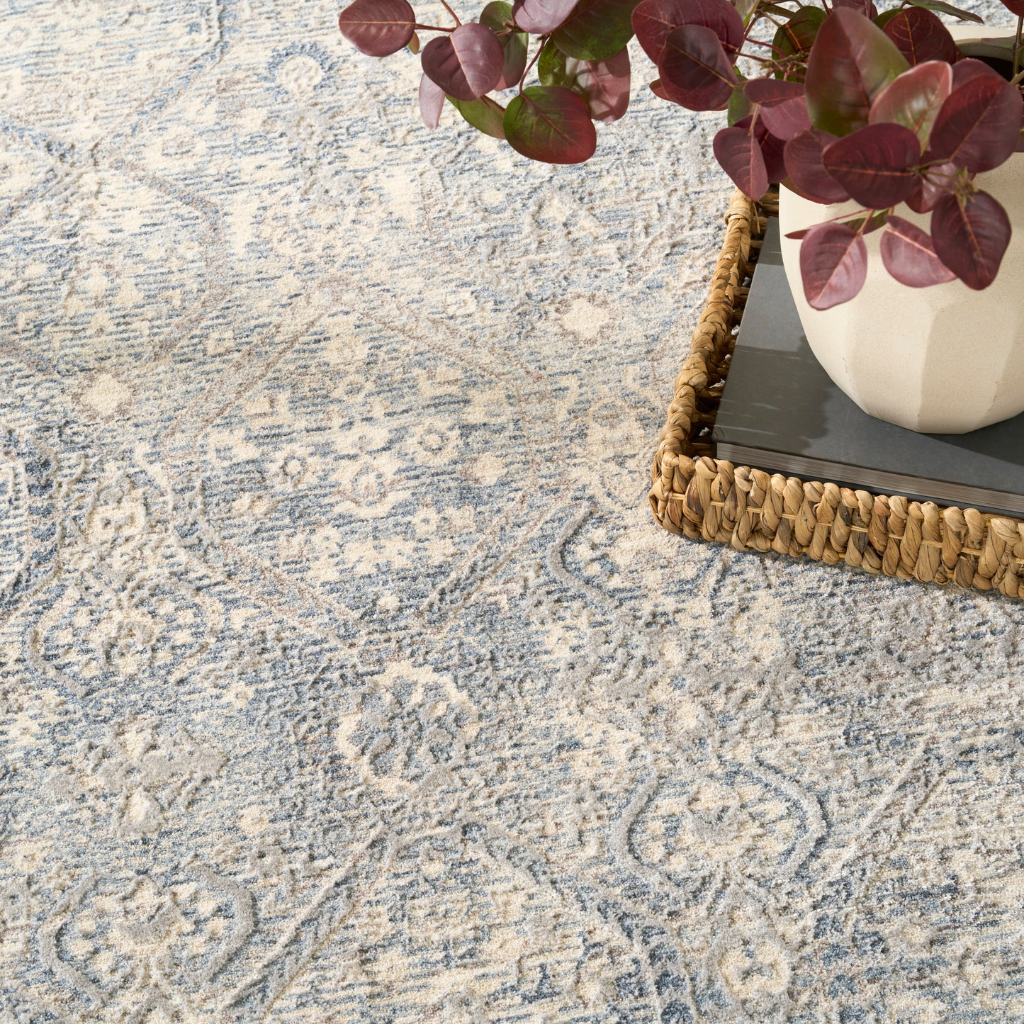 Nourison Home Sultana  Blue  Traditional